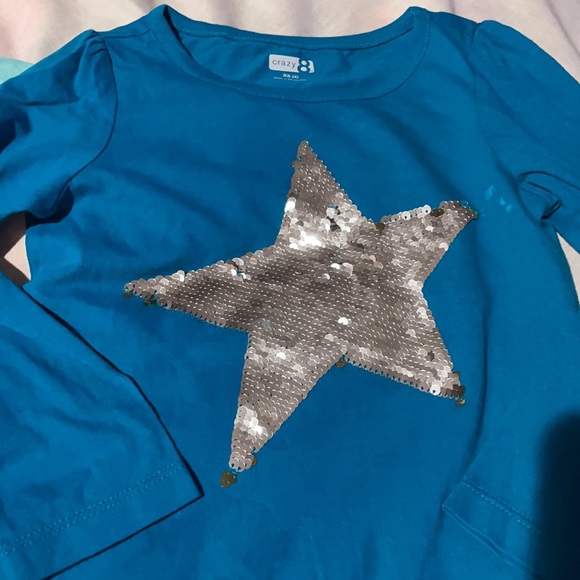 Crazy 8 long sleeve sequined t duo NWT - Picture 4 of 14